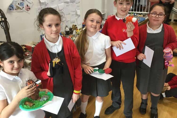 Junior potato winners